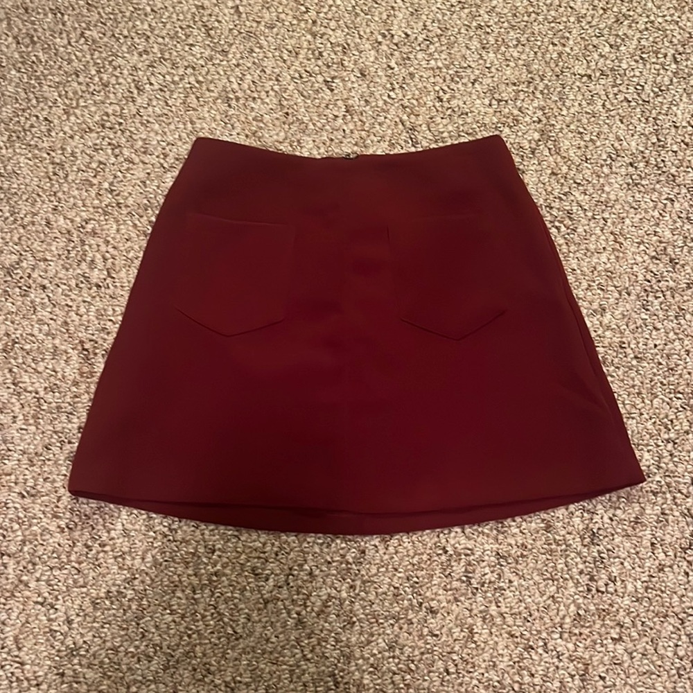Lush maroon skirt